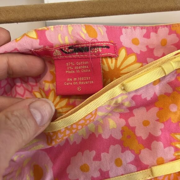 Sz 6 Key West Floral Capris - Picture 3 of 6